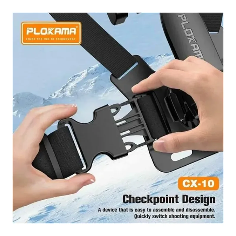 Plokama CX10 Chest Strap Phone Mount Holder — Detail 4