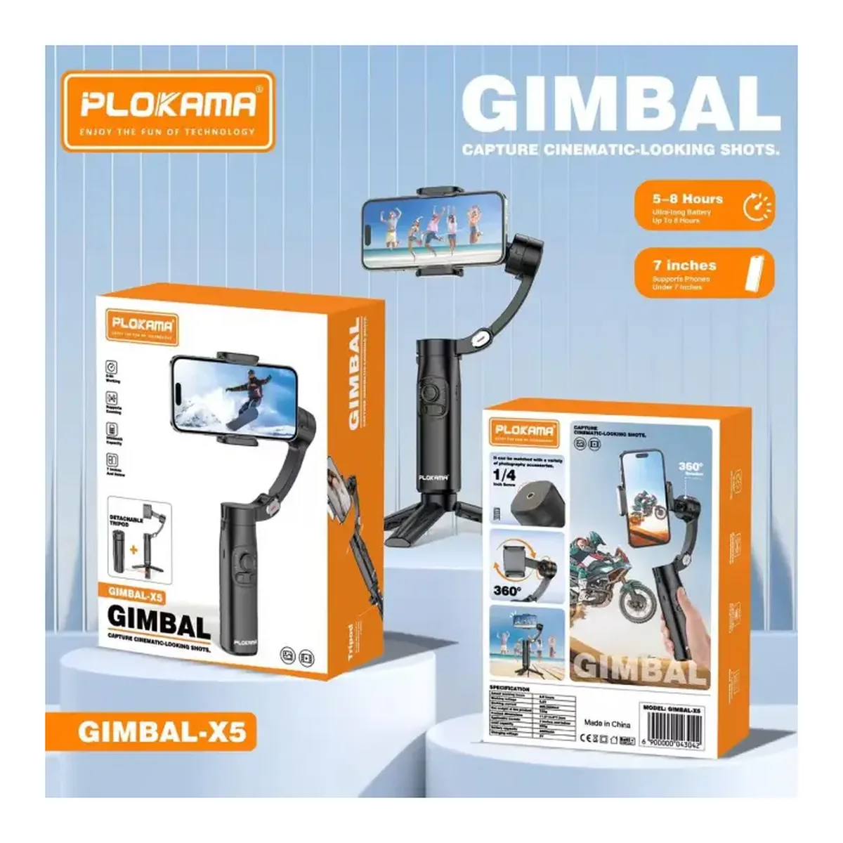Plokama Gimbal X5 Pro Tripod — Detail 9