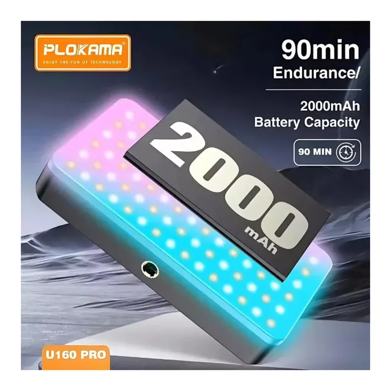 Plokama U160 Pro RGB Portable LED Light — Detail 4