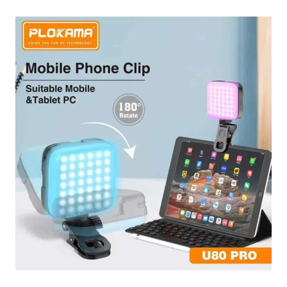 Plokama U80 Pro RGB LED Light — Detail 2