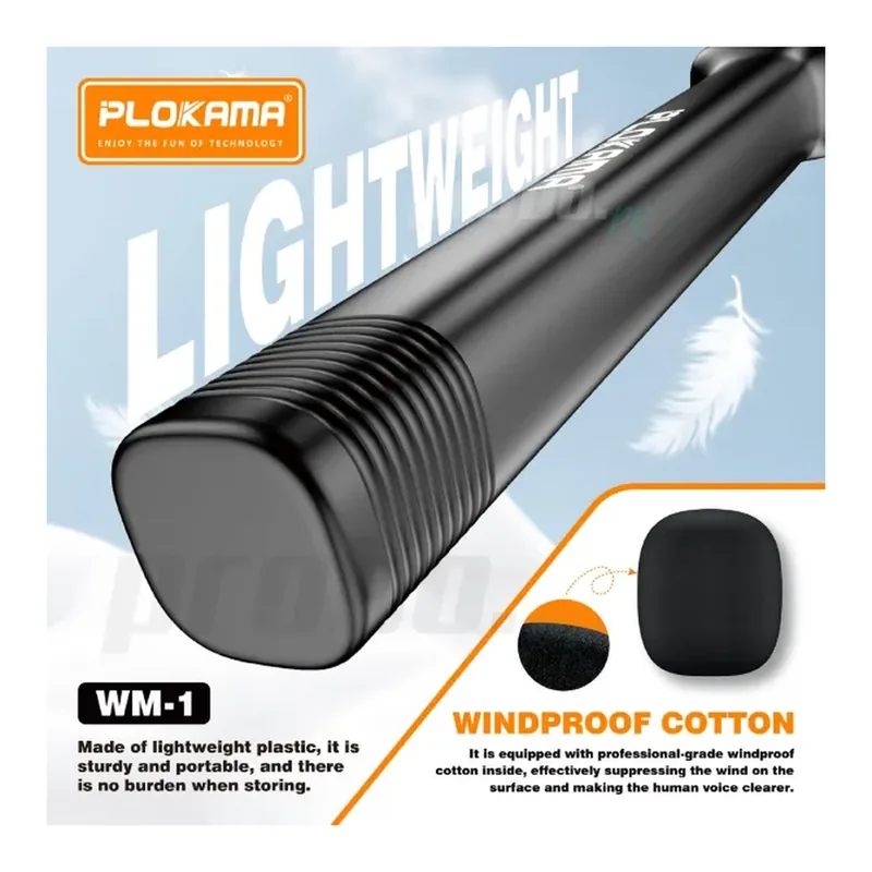 Plokama WM-1 Remote Microphone Handheld Stick — Detail 1